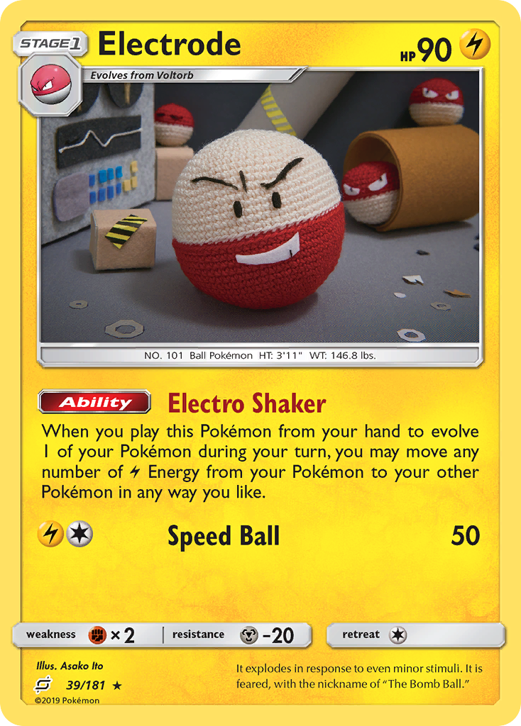 Electrode (39/181) [Sun & Moon: Team Up] - Deck Out Gaming