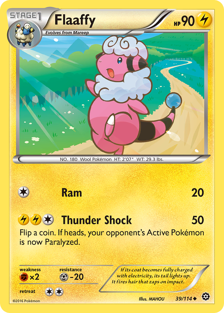 Flaaffy (39) [XY - Steam Siege] - Deck Out Gaming