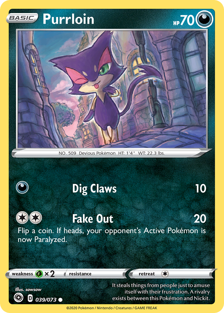 Purrloin [Champion's Path] Reverse Holofoil - Deck Out Gaming