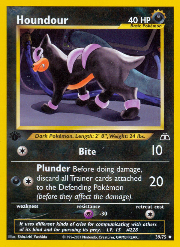 Houndour (39/75) [Neo Discovery 1st Edition] - Deck Out Gaming