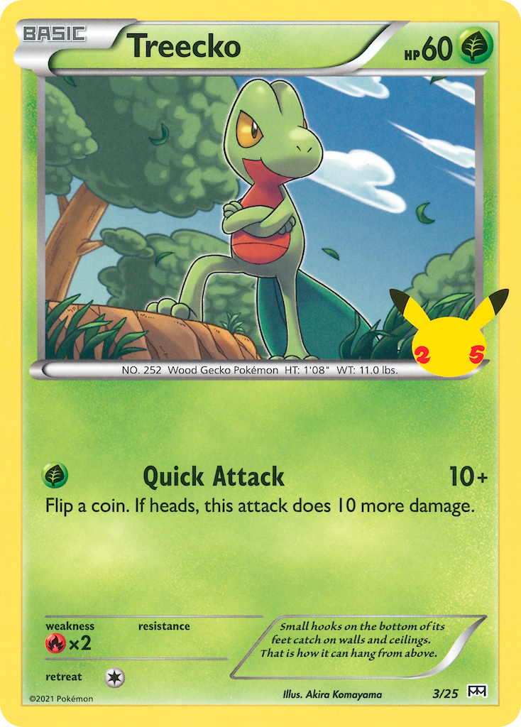 Treecko [McDonald's 25th Anniversary Promos] Holofoil - Deck Out Gaming