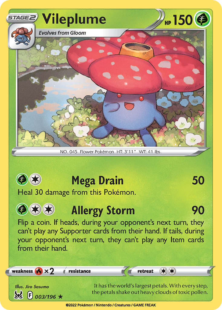 Vileplume (003/196) [Sword & Shield: Lost Origin] - Deck Out Gaming