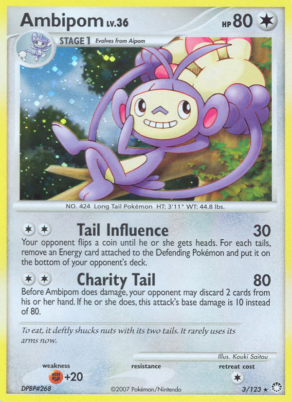 Ambipom (3) [Mysterious Treasures] Reverse Holofoil