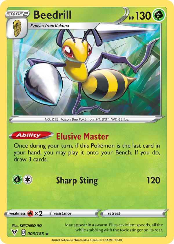 Beedrill [SWSH04: Vivid Voltage] Reverse Holofoil - Deck Out Gaming