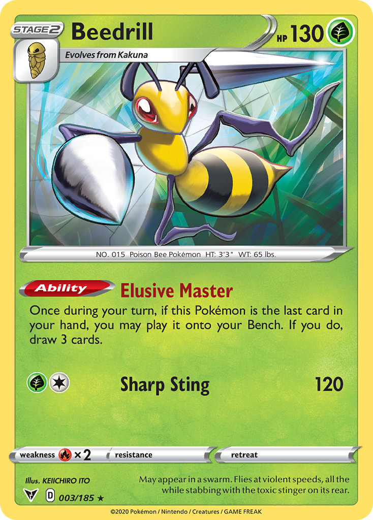 Beedrill [SWSH04: Vivid Voltage] Reverse Holofoil - Deck Out Gaming