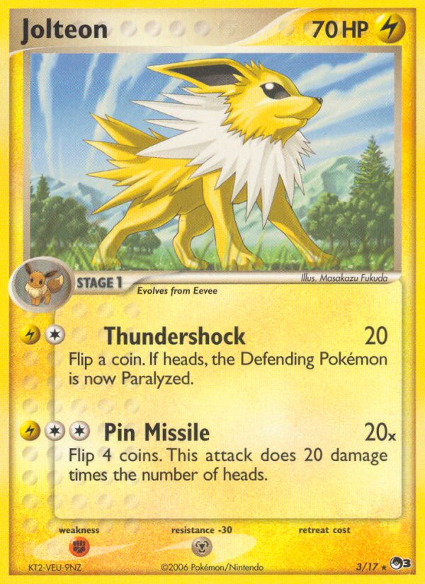 Jolteon (3) [POP Series 3] Holofoil - Deck Out Gaming