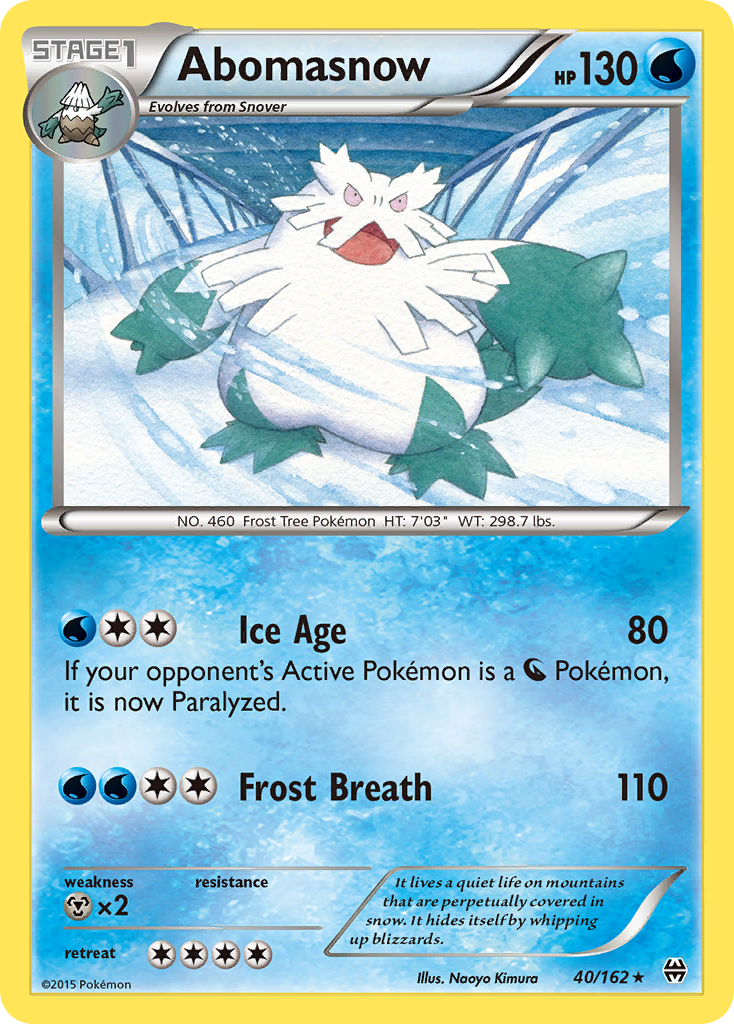 Abomasnow [BREAKthrough] Reverse Holofoil - Deck Out Gaming