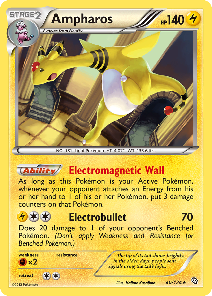 Ampharos (40) [Dragons Exalted] Reverse Holofoil - Deck Out Gaming