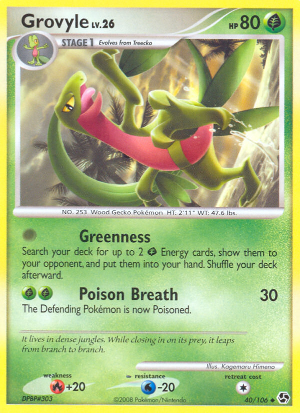 Grovyle (40) [Great Encounters] - Deck Out Gaming