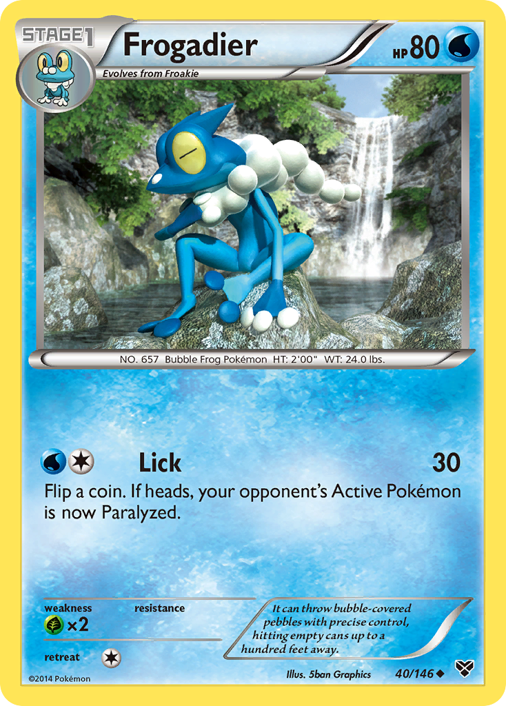 Frogadier (40) [XY Base Set] - Deck Out Gaming