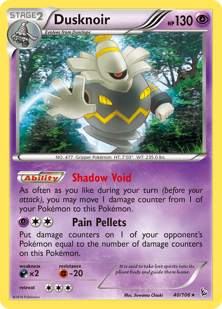 Dusknoir (40) [XY - Flashfire] Reverse Holofoil - Deck Out Gaming