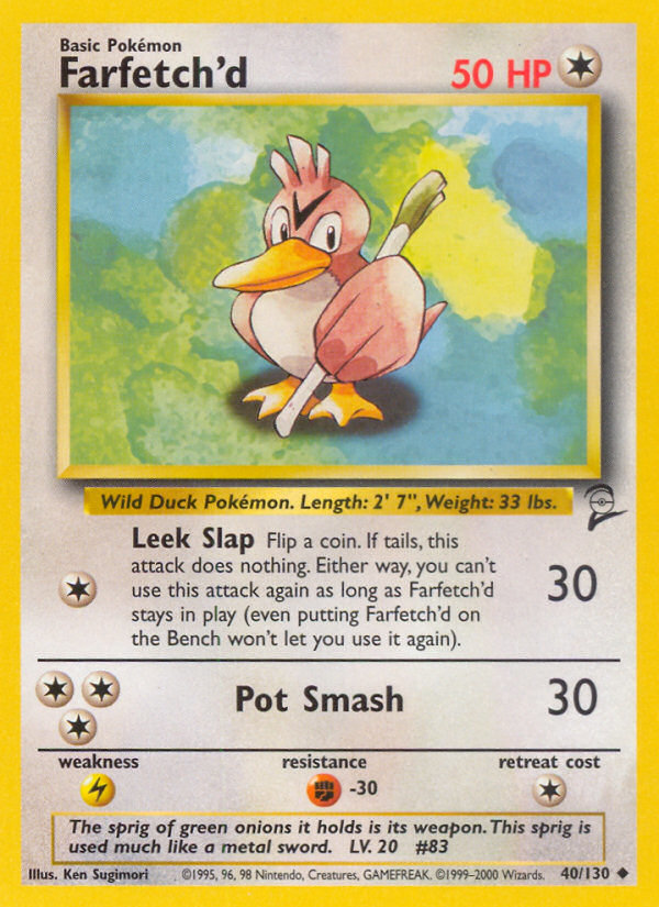 Farfetch'd (40) [Base Set 2] - Deck Out Gaming