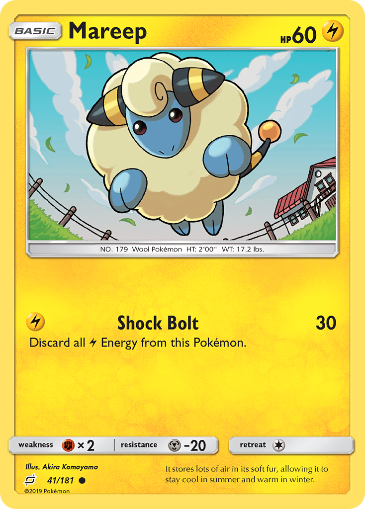 Mareep (41/181) [Sun & Moon: Team Up] Reverse Holofoil - Deck Out Gaming