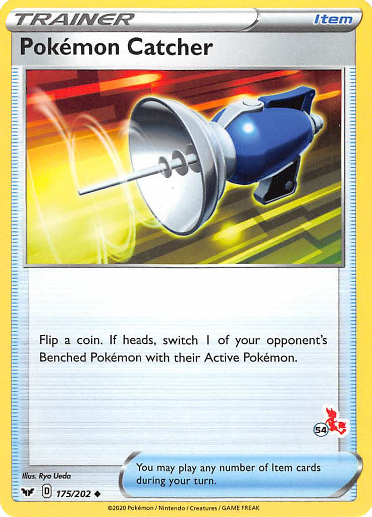 Pokemon Catcher (175/202) (Cinderace Stamp #54) [Battle Academy 2022] - Deck Out Gaming