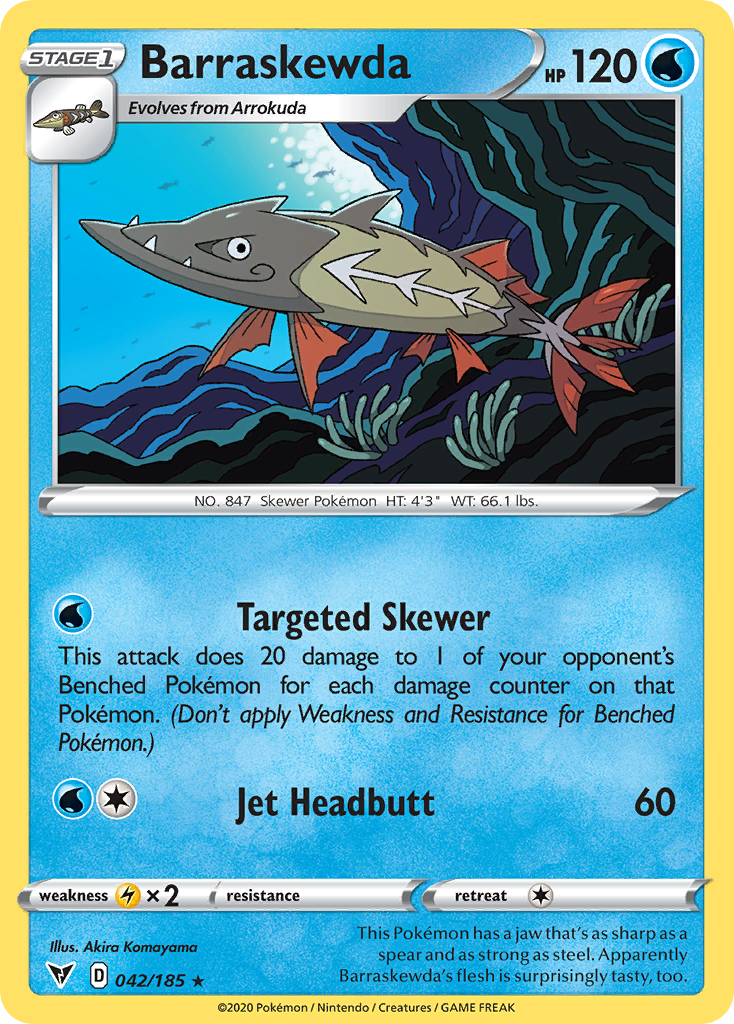 Barraskewda [SWSH04: Vivid Voltage] Reverse Holofoil - Deck Out Gaming