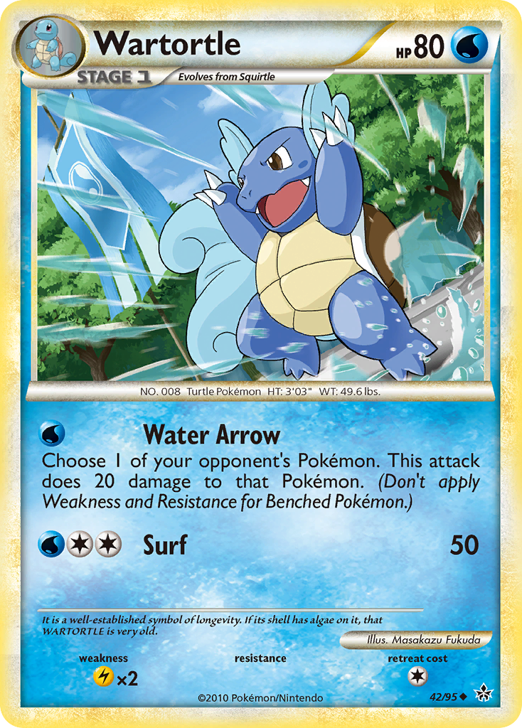 Wartortle (42) [Unleashed] - Deck Out Gaming