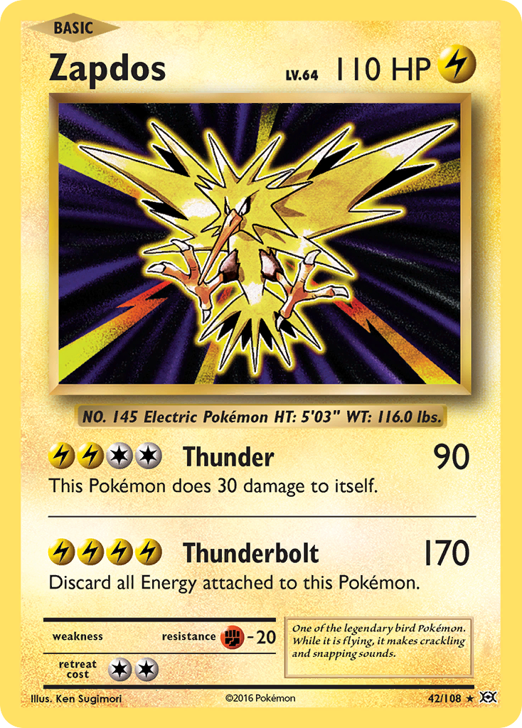 Zapdos (42) [XY - Evolutions] - Deck Out Gaming