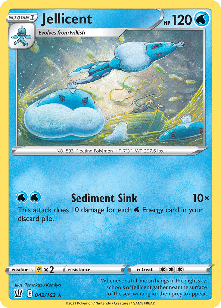 Jellicent [SWSH05: Battle Styles] Reverse Holofoil - Deck Out Gaming