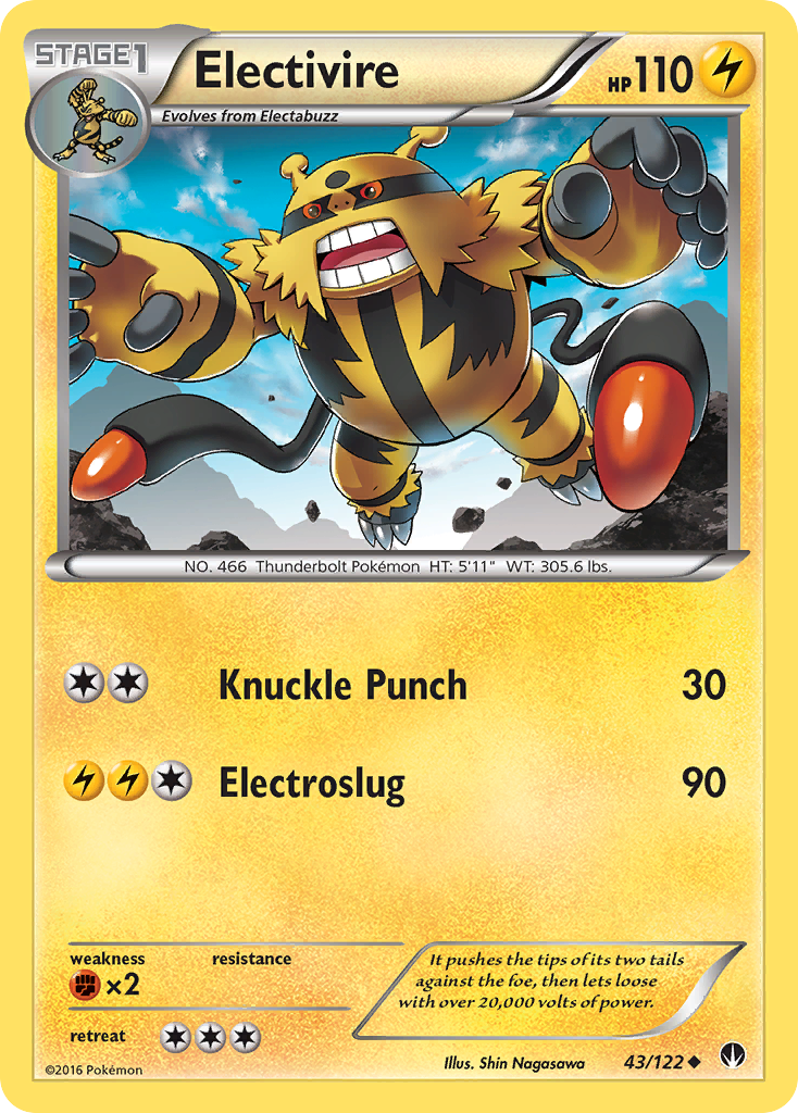 Electivire (43) [XY - BREAKpoint] - Deck Out Gaming