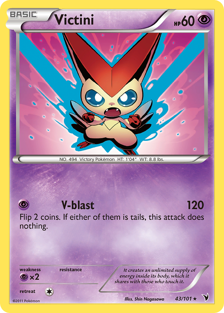 Victini (43) (43) [Noble Victories] Reverse Holofoil - Deck Out Gaming