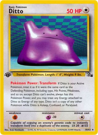 Ditto (18) [Fossil] 1st Edition