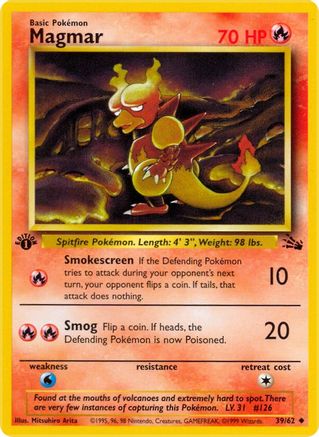 Magmar (39) [Fossil] Unlimited - Deck Out Gaming