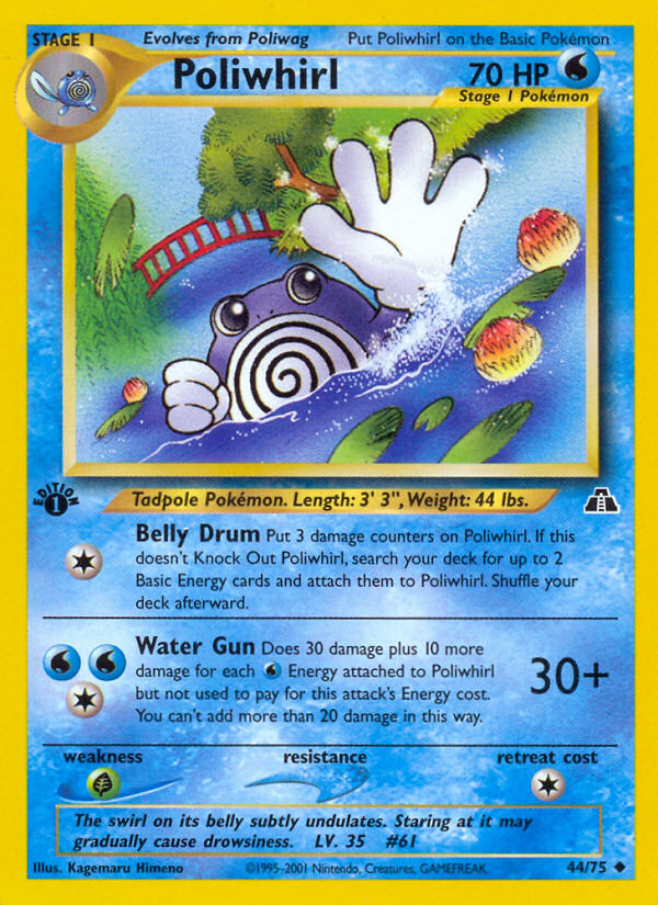 Poliwhirl (44/75) [Neo Discovery 1st Edition] - Deck Out Gaming