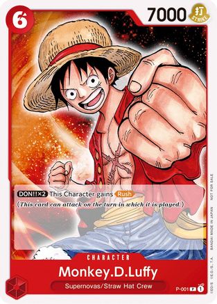 Monkey.D.Luffy (Promotion Pack 2022) (P-001) [One Piece Promotion Cards]
