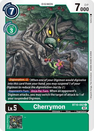 Cherrymon (BT10-052) [Xros Encounter]