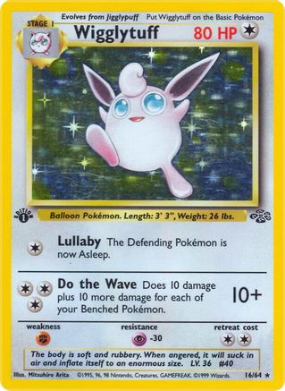 Wigglytuff (16) [Jungle] Unlimited Holofoil