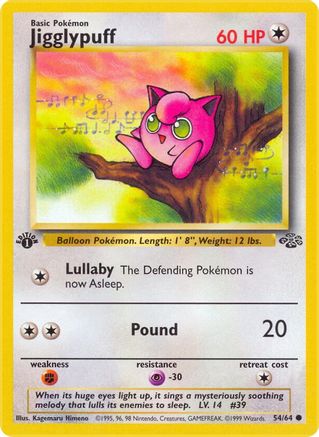 Jigglypuff (54) [Jungle] 1st Edition - Deck Out Gaming