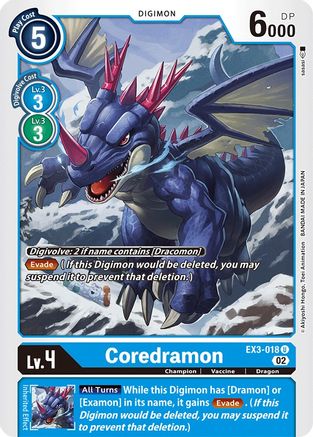 Coredramon - EX3-018 (EX3-018) [Draconic Roar]