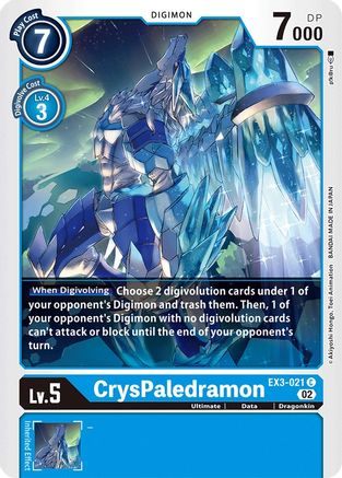 CrysPaledramon (EX3-021) [Draconic Roar]