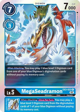 MegaSeadramon (EX3-022) [Draconic Roar] Foil