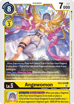 Angewomon (EX3-034) [Draconic Roar]