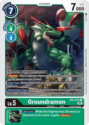 Groundramon (EX3-041) [Draconic Roar]