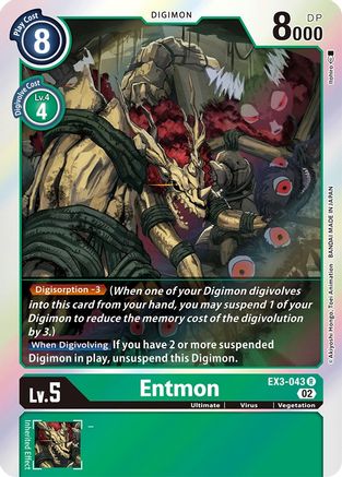 Entmon (EX3-043) [Draconic Roar] Foil