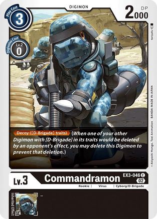 Commandramon (EX3-046) [Draconic Roar]