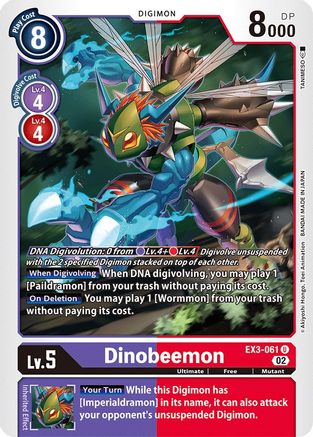 Dinobeemon (EX3-061) [Draconic Roar]