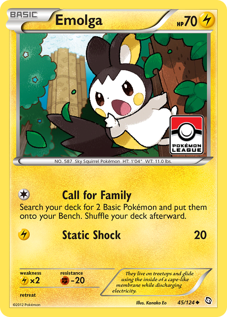 Emolga (45) [Dragons Exalted] - Deck Out Gaming