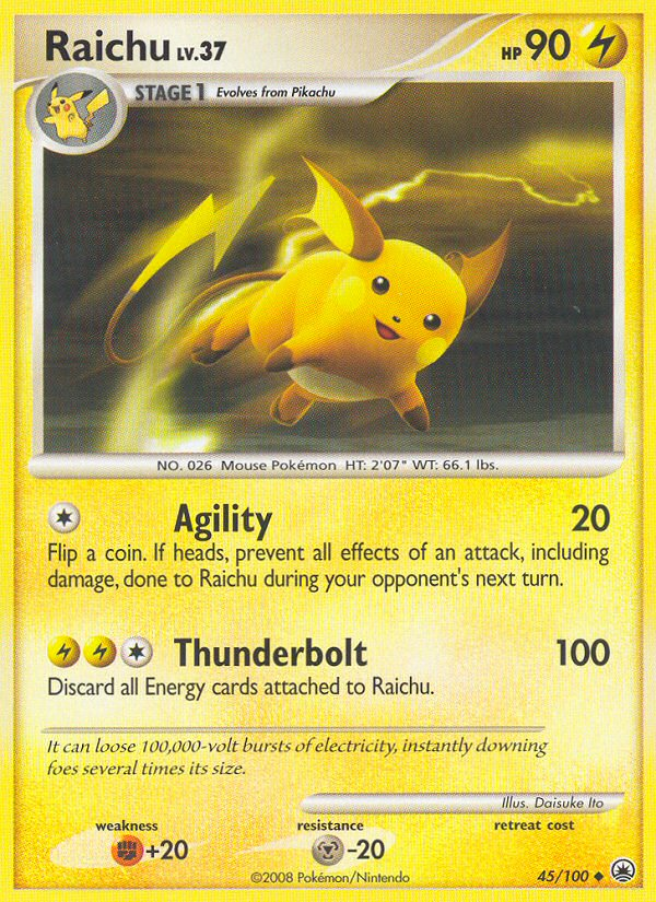 Raichu (45) [Majestic Dawn] Reverse Holofoil - Deck Out Gaming