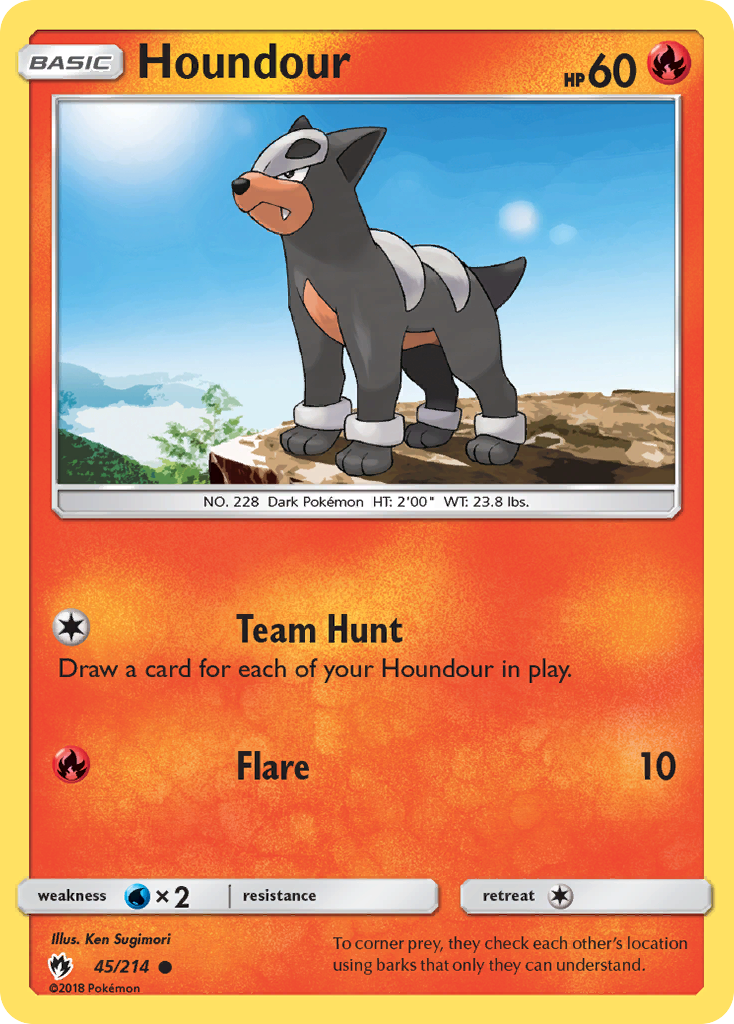 Houndour (45) [SM - Lost Thunder] Reverse Holofoil - Deck Out Gaming
