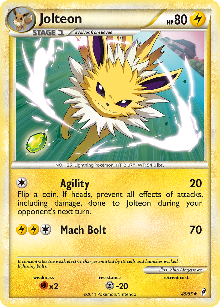 Jolteon (45) [Call of Legends] Reverse Holofoil - Deck Out Gaming