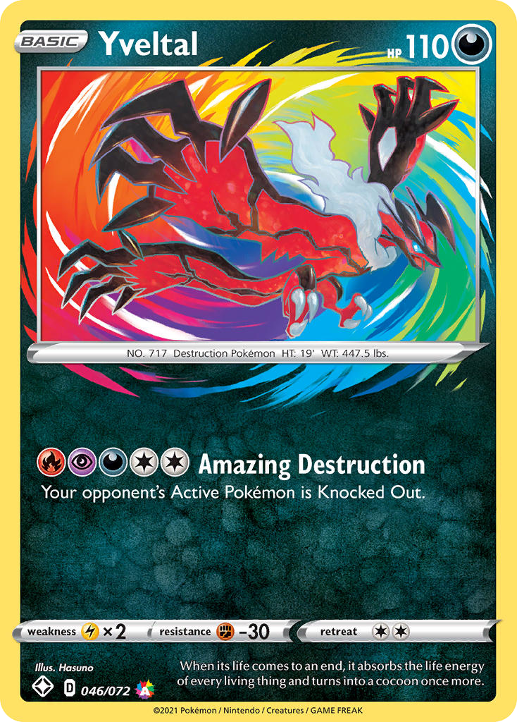 Yveltal (046/072) [Sword & Shield: Shining Fates] - Deck Out Gaming