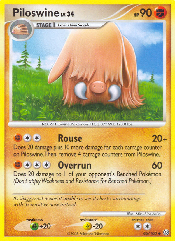 Piloswine (46) [Stormfront] - Deck Out Gaming