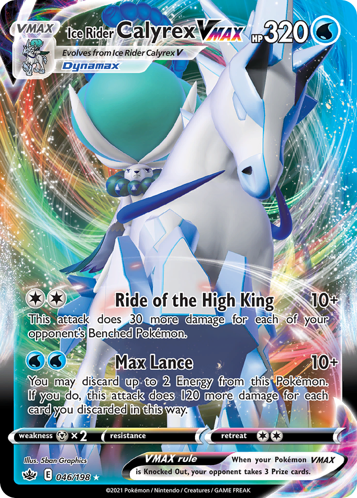 Ice Rider Calyrex VMAX (046/198) [Sword & Shield: Chilling Reign] - Deck Out Gaming