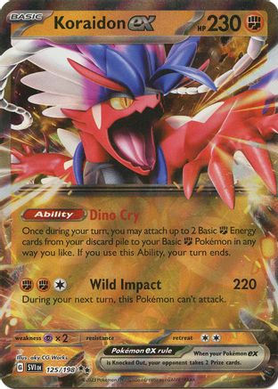 Koraidon ex - 125/198 [SV01: Scarlet & Violet Base Set] Holofoil