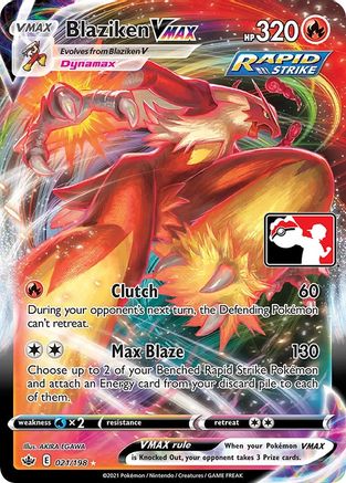 Blaziken VMAX (21) [Prize Pack Series Cards] Holofoil - Deck Out Gaming