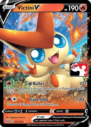 Victini V (21) [Prize Pack Series Cards] Holofoil - Deck Out Gaming