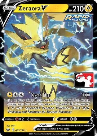 Zeraora V (53) [Prize Pack Series Cards] Holofoil - Deck Out Gaming